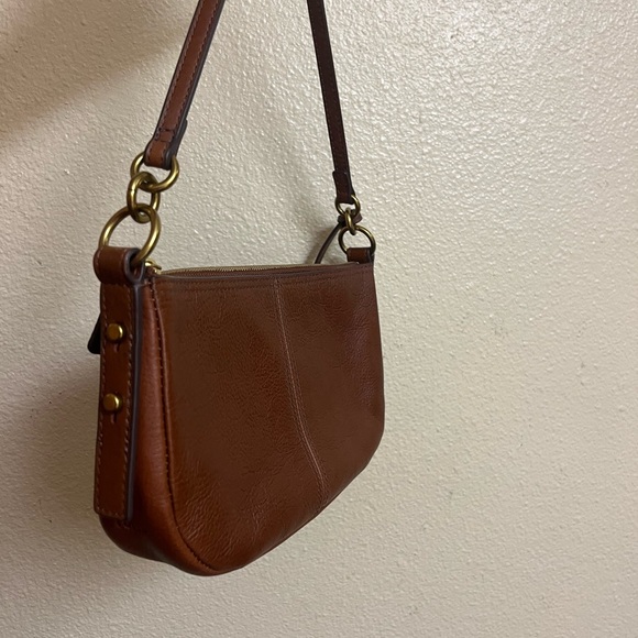 Fossil Baguette Bag, Brown, cross body and shoulder bag. - Picture 3 of 6